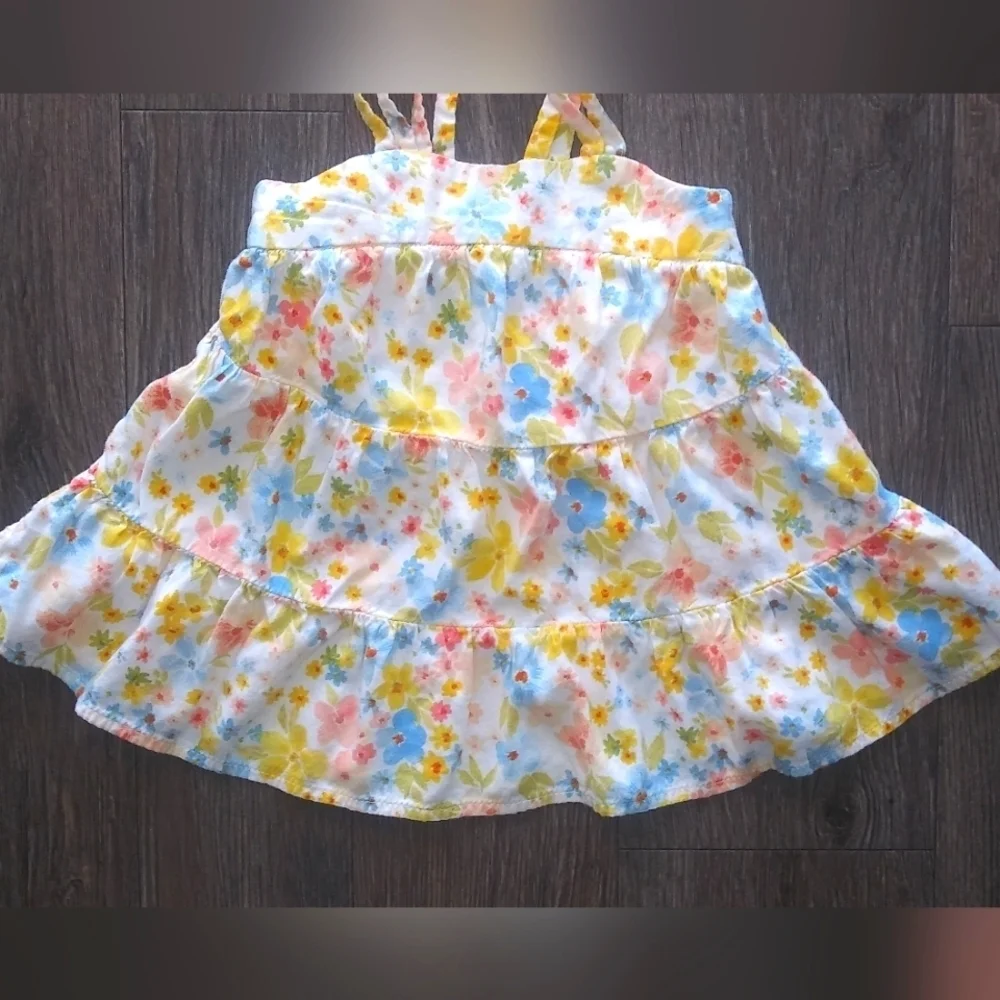 Old Navy Floral Summer Baby Girl Dress Size 9-12 Months